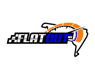Flat Out MX logo design by jaize