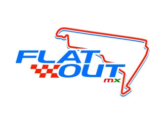 Flat Out MX logo design by daywalker