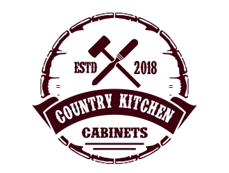 Country Kitchen Cabinets logo design by cikiyunn