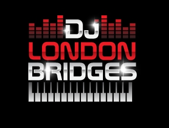 DJ London Bridges logo design by uttam
