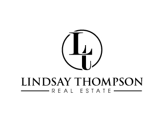 Lindsay Thompson Real Estate logo design by Rokc