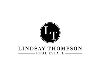 Lindsay Thompson Real Estate logo design by johana