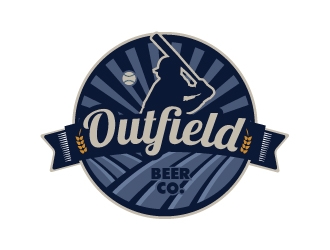 Outfield Beer Company logo design by emberdezign
