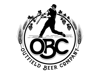 Outfield Beer Company logo design by DreamLogoDesign