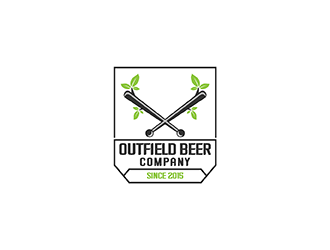 Outfield Beer Company logo design by bwdesigns