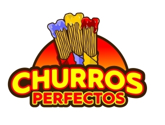 Churros Perfectos  logo design by madjuberkarya