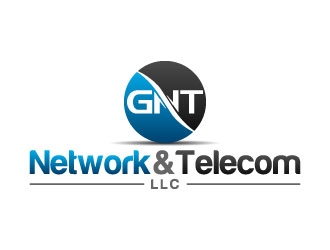 GNT Network & Telecom LLC logo design by pixalrahul