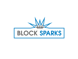 Blocksparks logo design by Landung