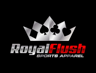 RoyalFlush sports apparel logo design by jaize