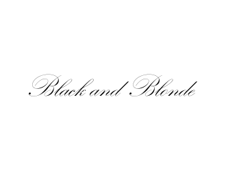Black and Blonde logo design by dasam
