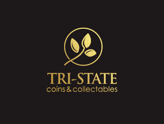 Tri-state coins and collectables logo design by YONK