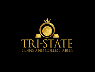 Tri-state coins and collectables logo design by dasam