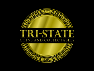 Tri-state coins and collectables logo design by mutafailan