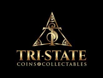 Tri-state coins and collectables logo design by SOLARFLARE