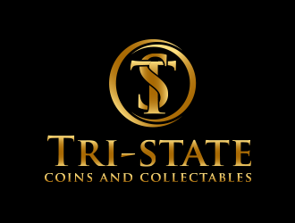 Tri-state coins and collectables logo design by keylogo