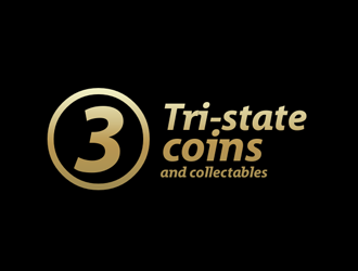 Tri-state coins and collectables logo design by bougalla005