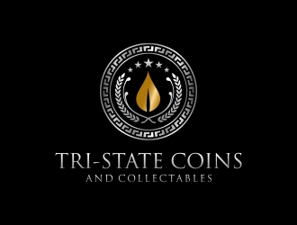 Tri-state coins and collectables logo design by excelentlogo