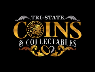 Tri-state coins and collectables logo design by jaize