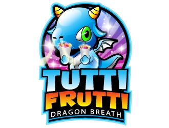 Tutti Frutti and Dragon Breath or Puff logo design by uttam