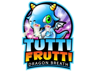 Tutti Frutti and Dragon Breath or Puff logo design by uttam