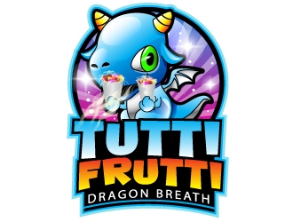 Tutti Frutti and Dragon Breath or Puff logo design by uttam