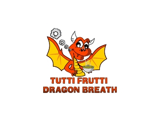 Tutti Frutti and Dragon Breath or Puff logo design by bcendet