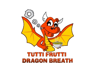 Tutti Frutti and Dragon Breath or Puff logo design by bcendet