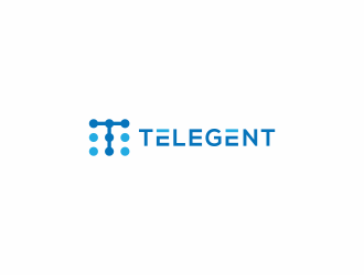  Telegent  logo design by ubai popi