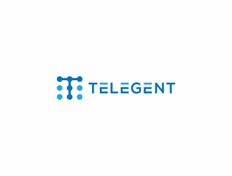  Telegent  logo design by ubai popi