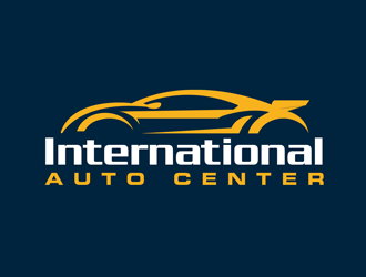 International Auto Center logo design by kunejo
