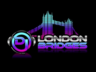 DJ London Bridges logo design by aRBy