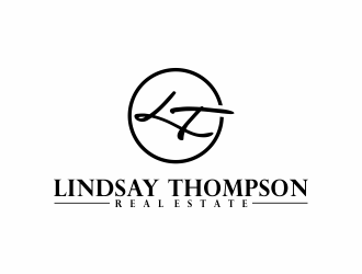 Lindsay Thompson Real Estate logo design by ubai popi