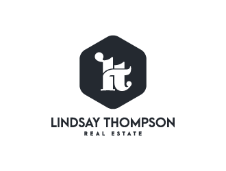 Lindsay Thompson Real Estate logo design by shadowfax