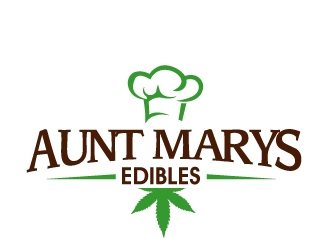 Aunt Marys Edibles logo design by PMG