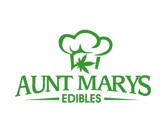 Aunt Marys Edibles logo design by PMG