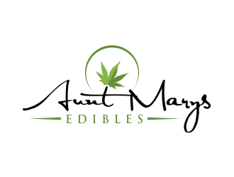 Aunt Marys Edibles logo design by meliodas