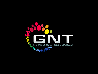 GNT Network & Telecom LLC logo design by hole