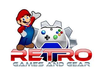 Retro Games and Gear logo design by uttam