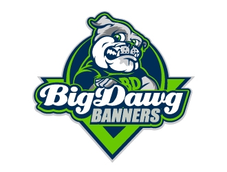 Big Dawg banners logo design by aRBy
