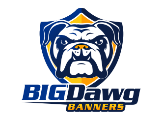 Big Dawg banners logo design by BeDesign