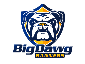Big Dawg banners logo design by BeDesign
