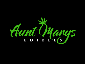 Aunt Marys Edibles logo design by schiena