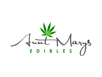 Aunt Marys Edibles logo design by mutafailan