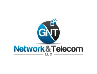 GNT Network & Telecom LLC logo design by pixalrahul