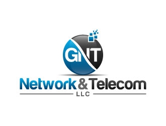 GNT Network & Telecom LLC logo design by pixalrahul