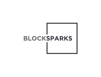 Blocksparks logo design by bricton