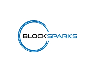 Blocksparks logo design by shernievz