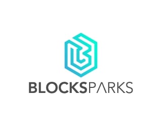 Blocksparks logo design by gilkkj