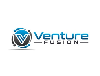VentureFusion logo design by pixalrahul