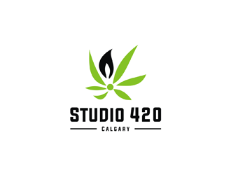 Studio 420 Calgary logo design by EkoBooM